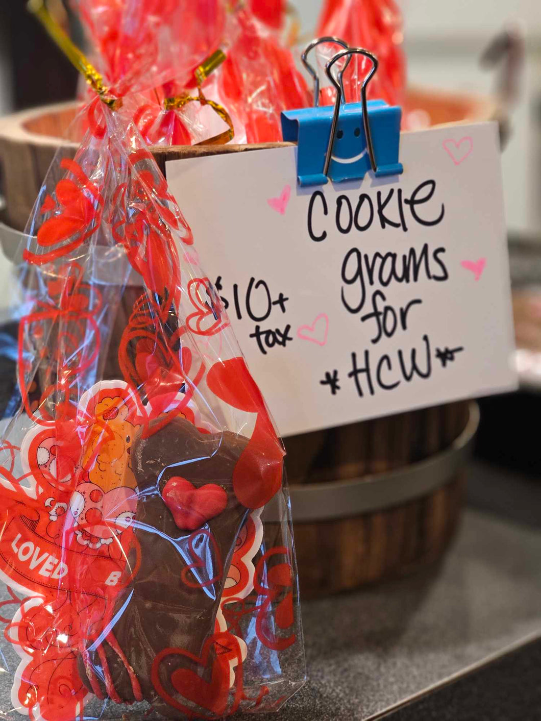 Valentines Cookie Gram for Heaven Can Wait