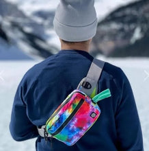 Load image into Gallery viewer, Bark Industry Dog Lover Tye Dye Crossbody Belt Fanny Bag