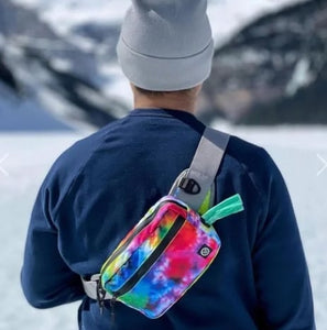 Bark Industry Dog Lover Tye Dye Crossbody Belt Fanny Bag