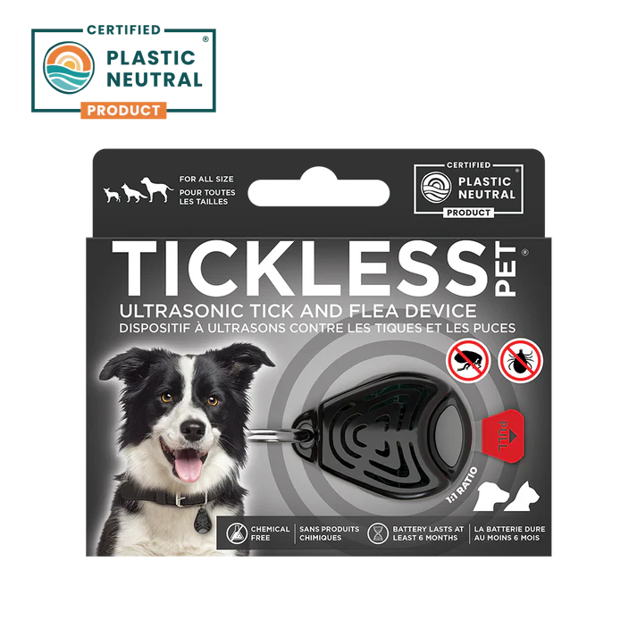 Tickless Pet - Chemical-free, ultrasonic tick and flea device for pets