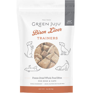 Green Juju Dog Bison Liver Treats