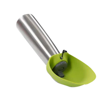 Load image into Gallery viewer, Messy Mutts Double Wall Stainless Travel Water Bottle with Flip Up Bowl